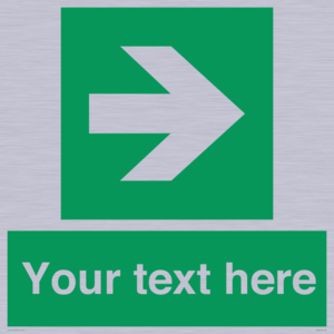 Custom Arrow Right Sign